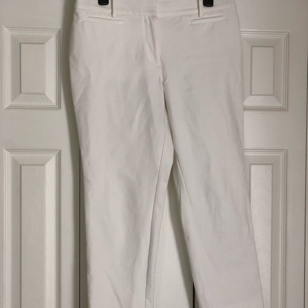 White Capri Dress Pants